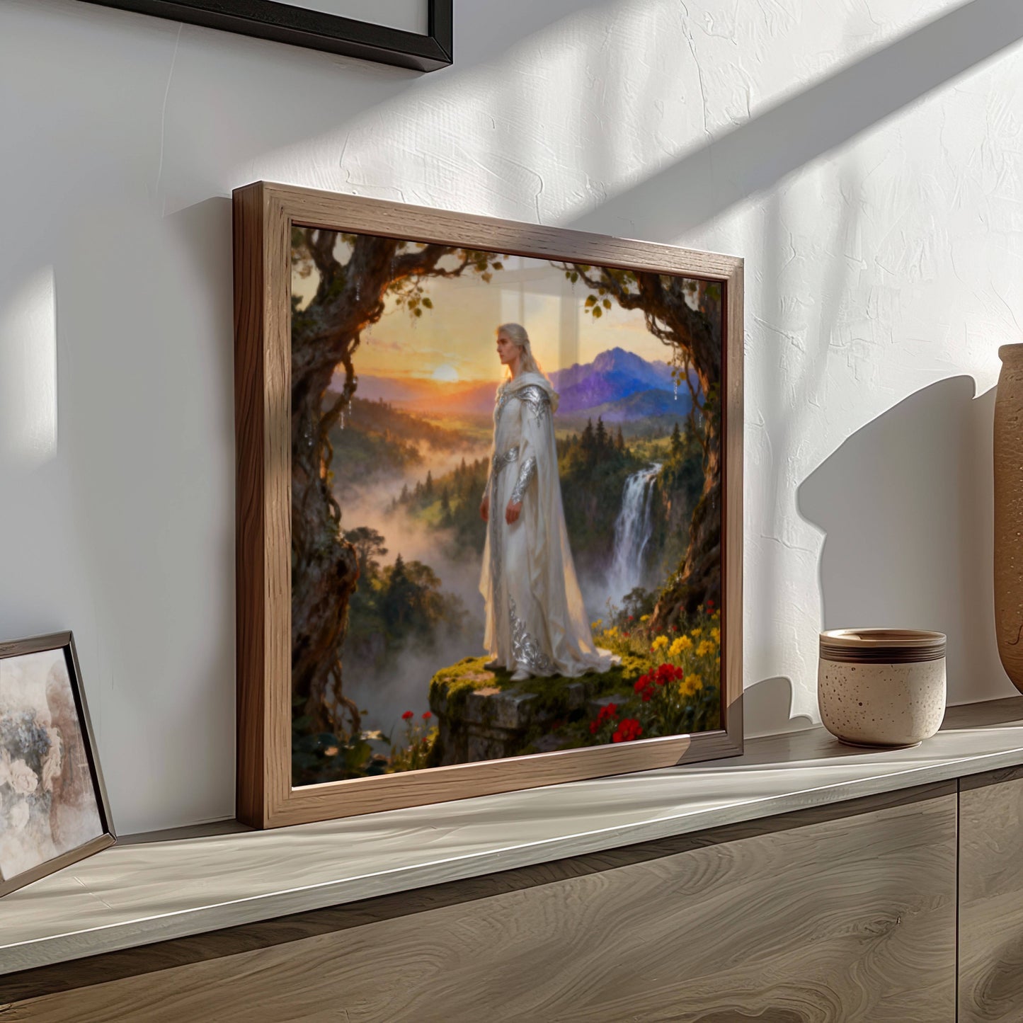 High Elf Original Printable Wall Art | Fantasy Digital Download | Beautiful Landscape | Home Decor