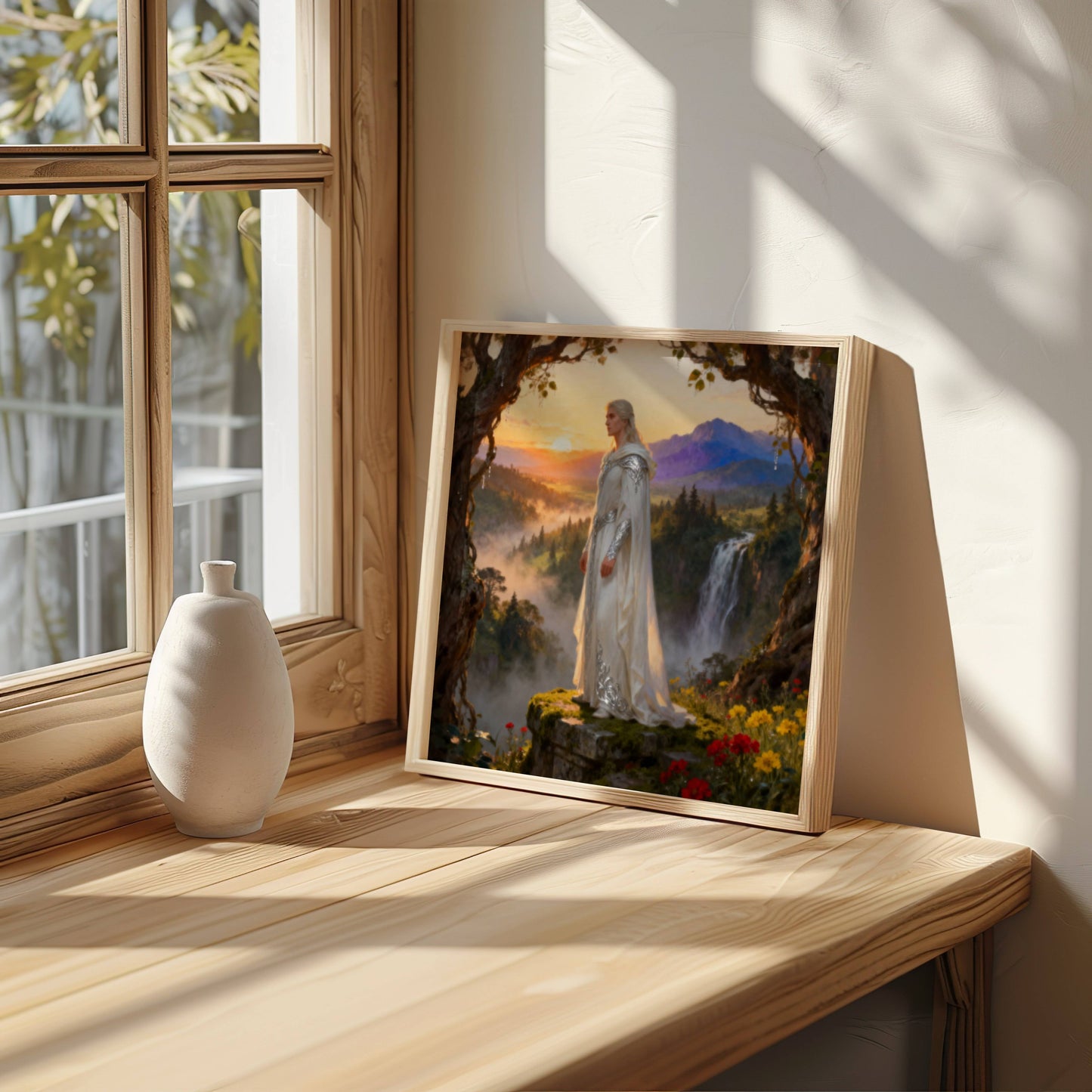 High Elf Original Printable Wall Art | Fantasy Digital Download | Beautiful Landscape | Home Decor