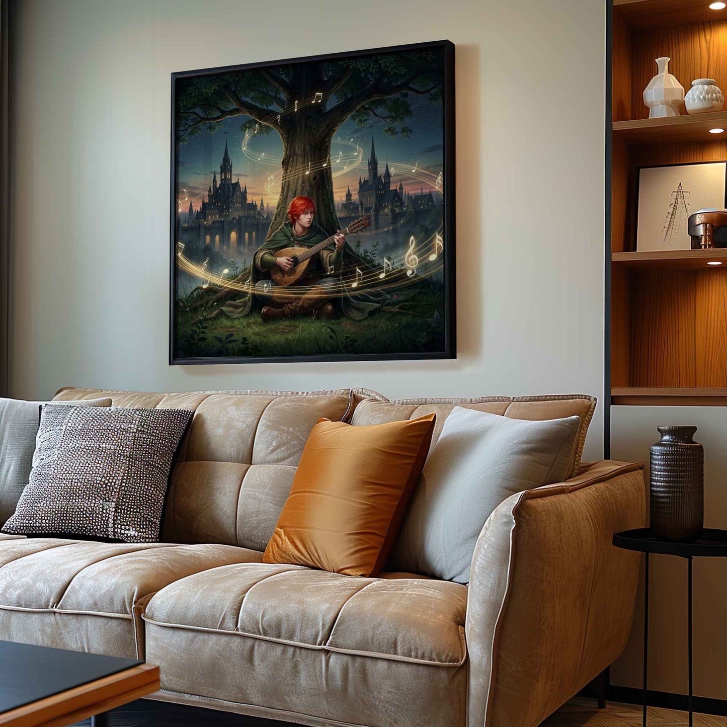 Minstrel Fantasy Fiction | Poster | Poster | Instant Digital Download | printable wall Art  for home decor