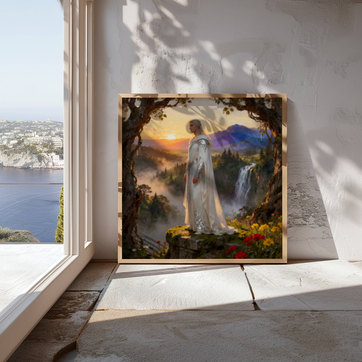 High Elf Original Printable Wall Art | Fantasy Digital Download | Beautiful Landscape | Home Decor