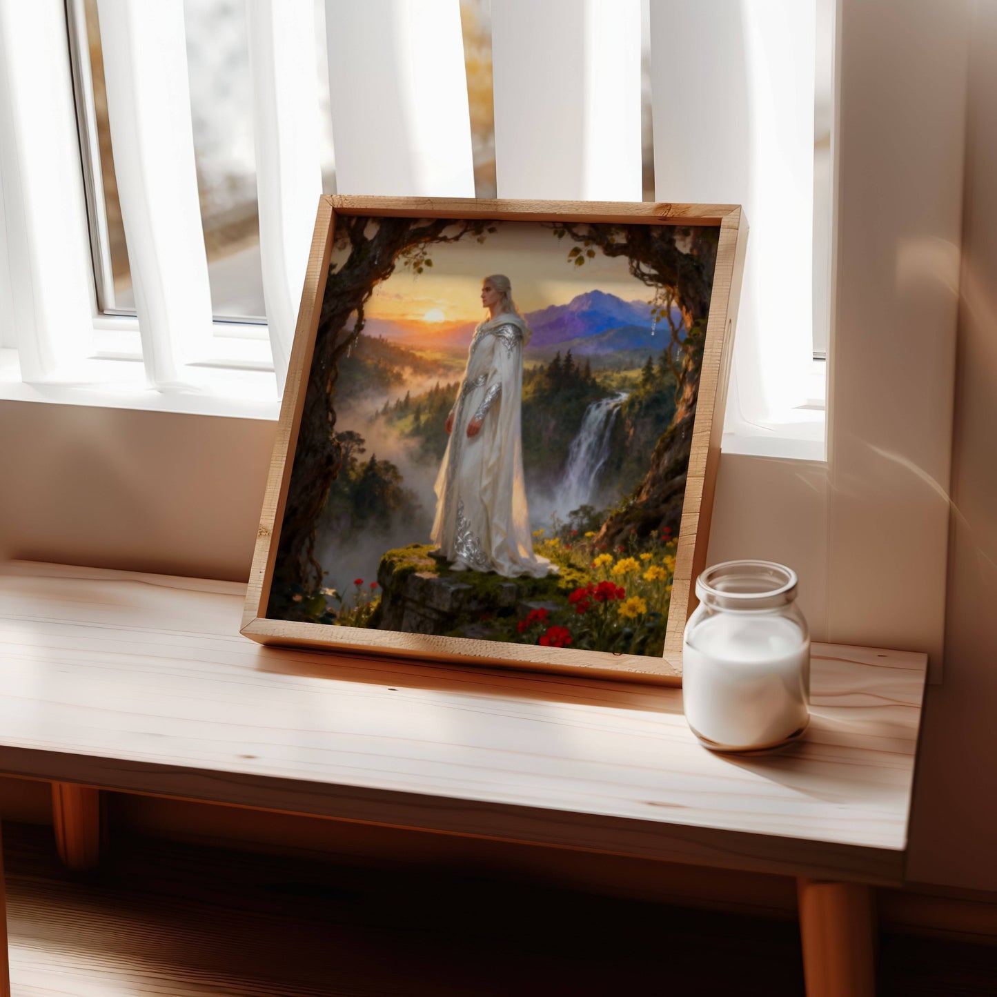 High Elf Original Printable Wall Art | Fantasy Digital Download | Beautiful Landscape | Home Decor