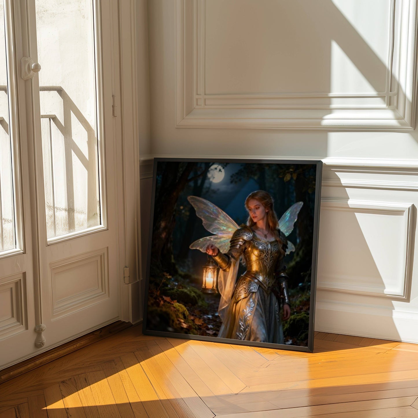 Fairy Warrior | Digital Download Printable | fantasy wall art | mystical fairy artwork