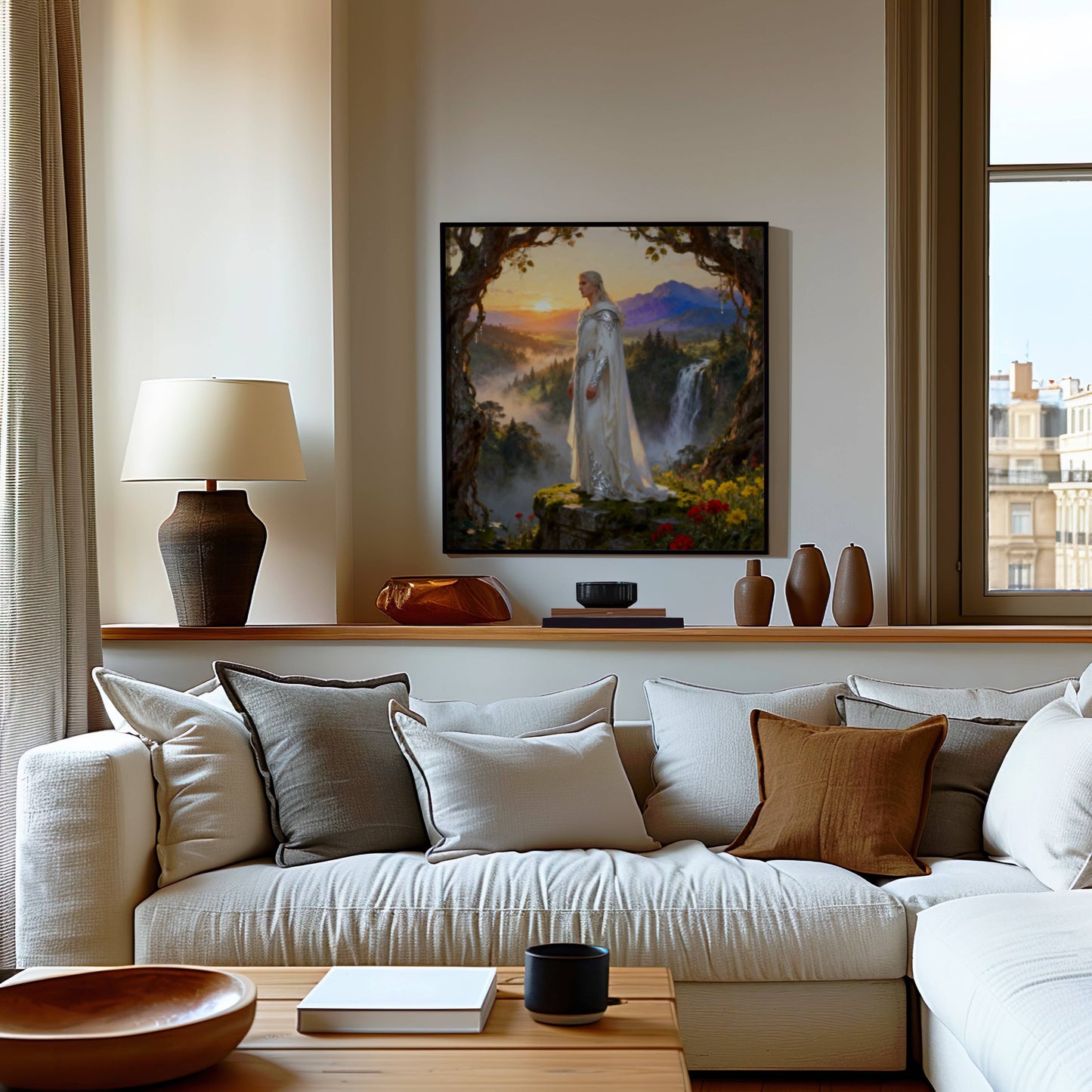 High Elf Original Printable Wall Art | Fantasy Digital Download | Beautiful Landscape | Home Decor