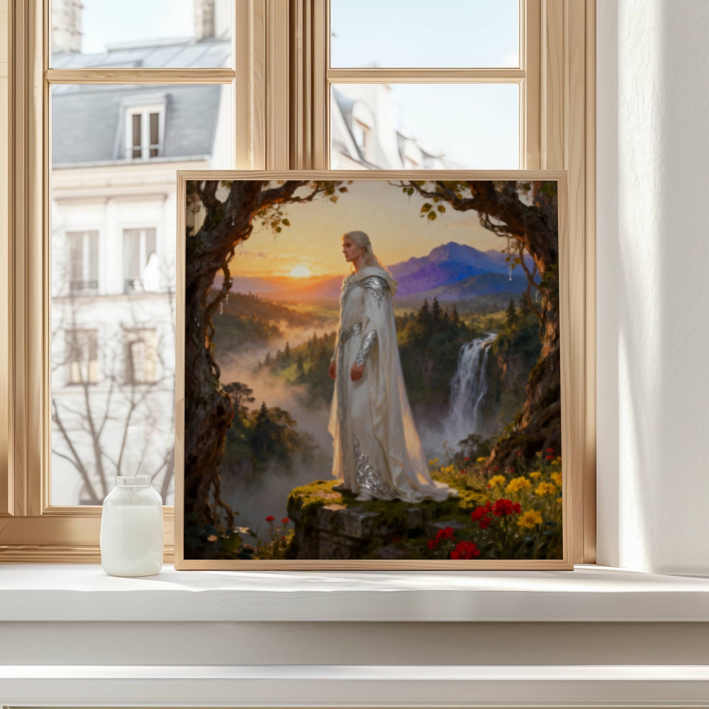 High Elf Original Printable Wall Art | Fantasy Digital Download | Beautiful Landscape | Home Decor