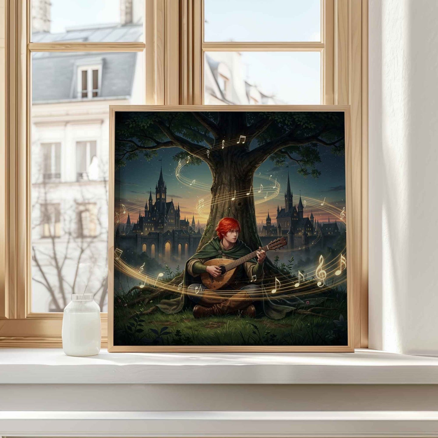 Minstrel Fantasy Fiction | Poster | Poster | Instant Digital Download | printable wall Art  for home decor