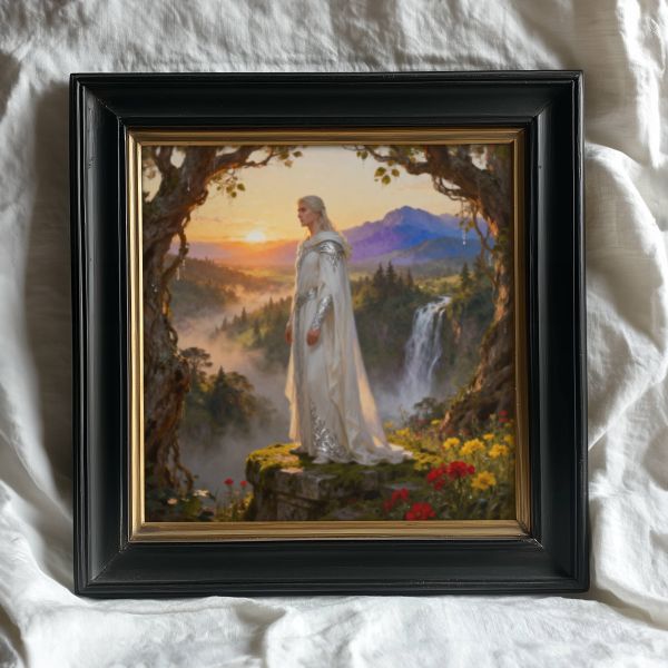 High Elf Original Printable Wall Art | Fantasy Digital Download | Beautiful Landscape | Home Decor