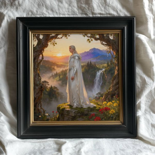 High Elf Original Printable Wall Art | Fantasy Digital Download | Beautiful Landscape | Home Decor