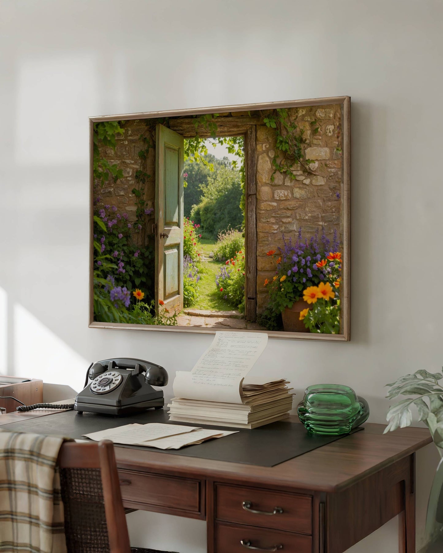 Secret Garden Original Printable Wall Art | Fantasy Digital Download | Mystical Enchanted Nature Home Decor