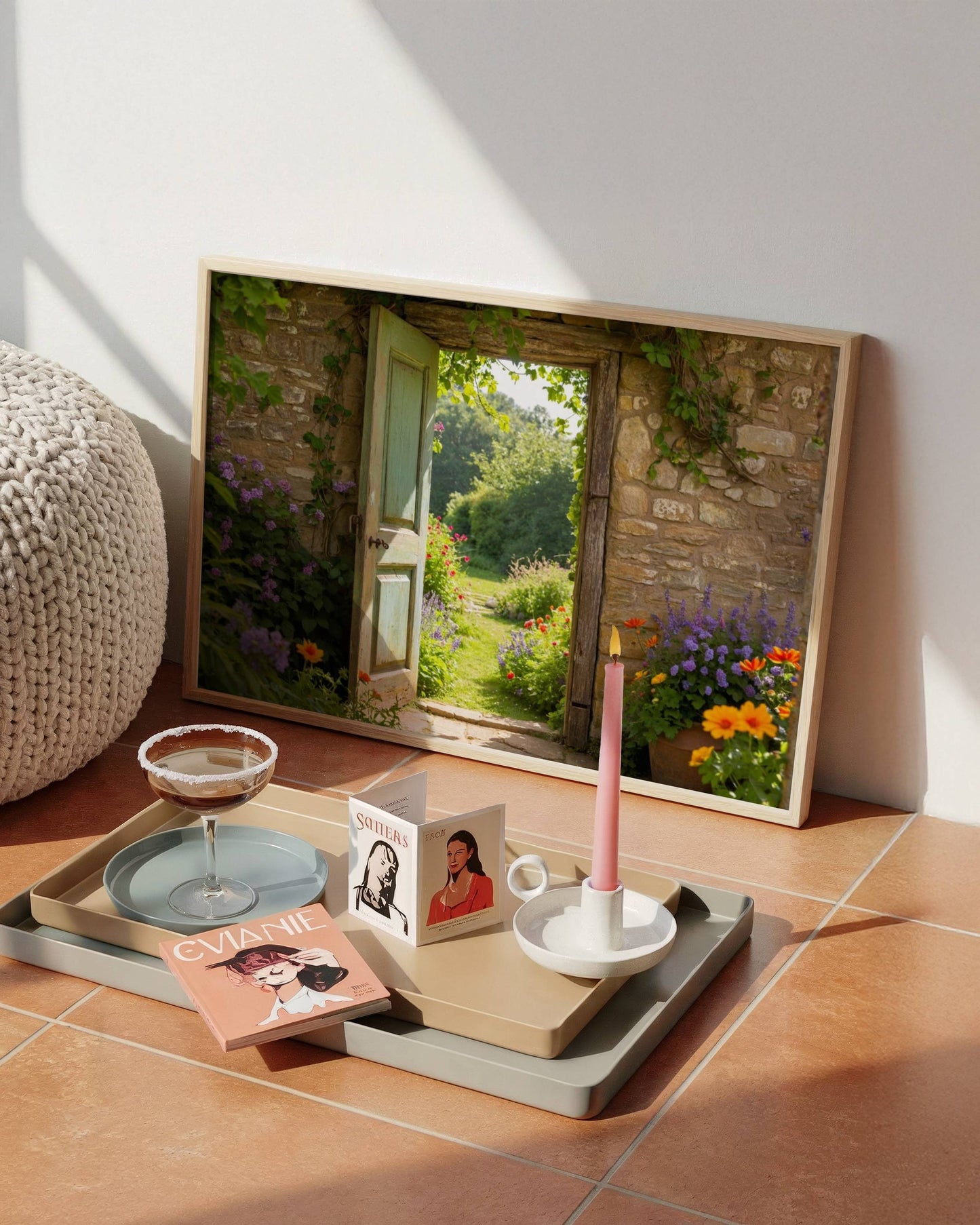 Secret Garden Original Printable Wall Art | Fantasy Digital Download | Mystical Enchanted Nature Home Decor